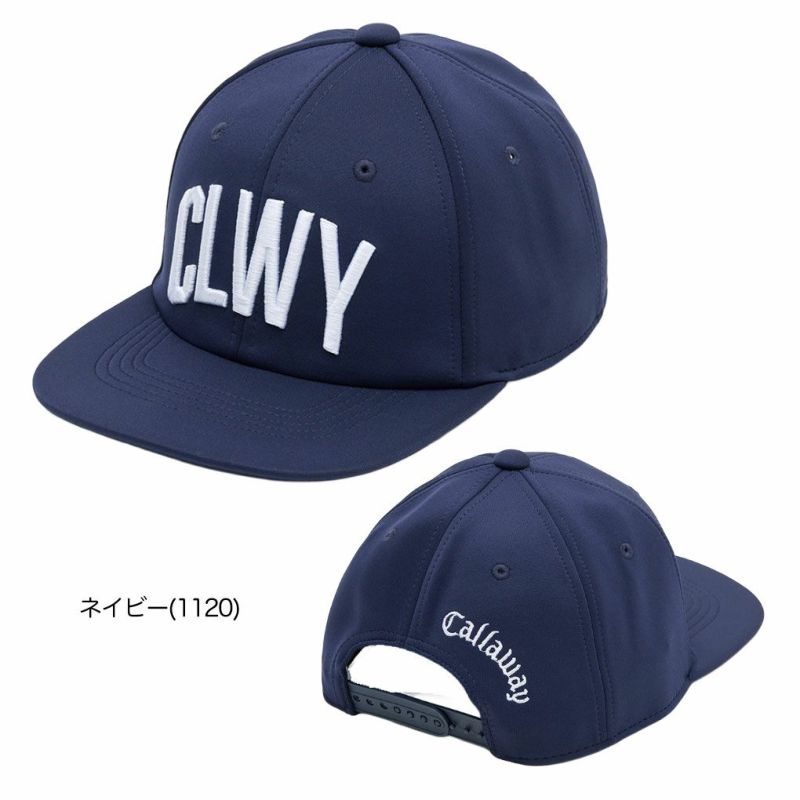 キャロウェイカレッジ調ロゴセミフラットキャップC25291107メンズゴルフウェア2025秋冬モデル日本正規品