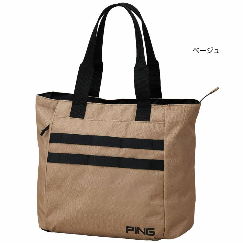 PING ゴルフトートバッグ　ソフトPU素材　大容量トートバッグ PING ピン GB-A222 マットPU トートバッグ 36226-03 大容量の