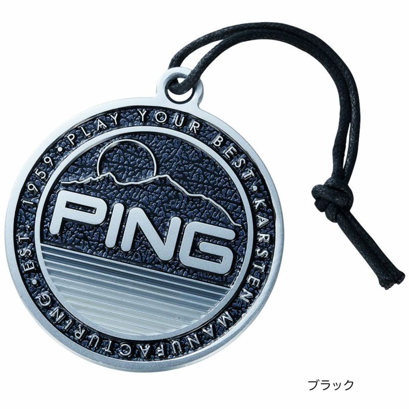 PING ピン AC-N2502 メタルネームプレート ゴルフ 名札 2025年モデル