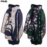 美品 PING /ピン 9.0型 3点式 アスリートツアーモデル キャディバック PING CADDIE BAG CB-N2306 ARIZONA / ピン アリゾナスポーツ