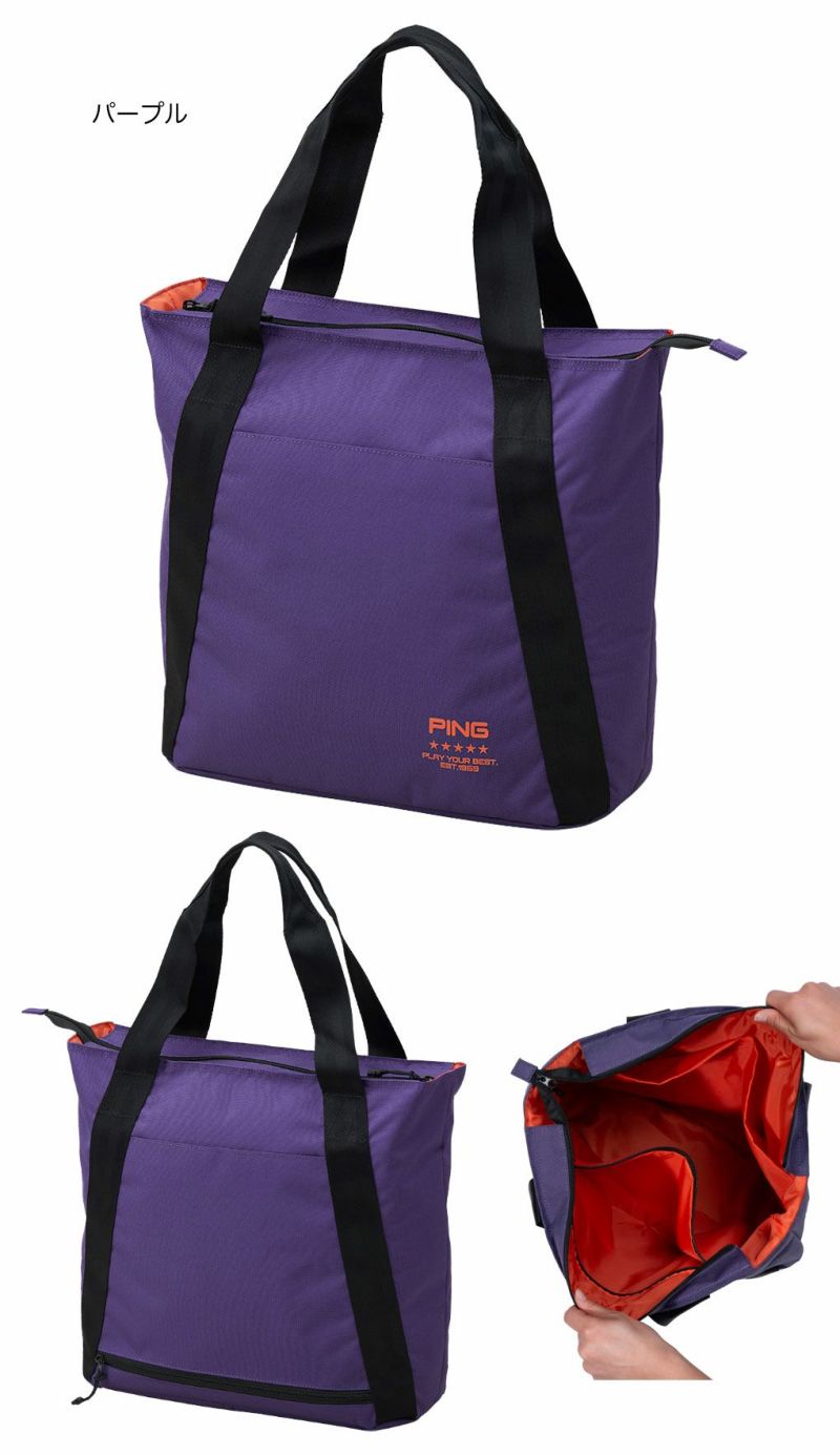 PINGピンGB-F2509パフォーマンスライントートゴルフトートバッグ旅行スポーツ2025年モデル日本正規品