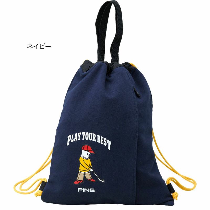 Ping  M様限定 PING APPAREL】Mr.PINGジャカード半袖ハイネックニット ＜GOLD＞ (MENS