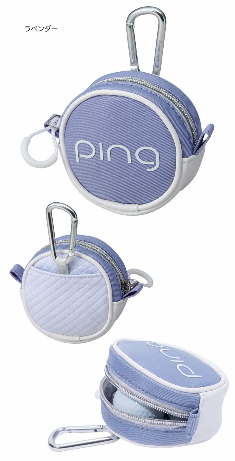 PINGピンGB-L2520カジュアルボールケース3個収納可ゴルフ2025年モデル日本正規品