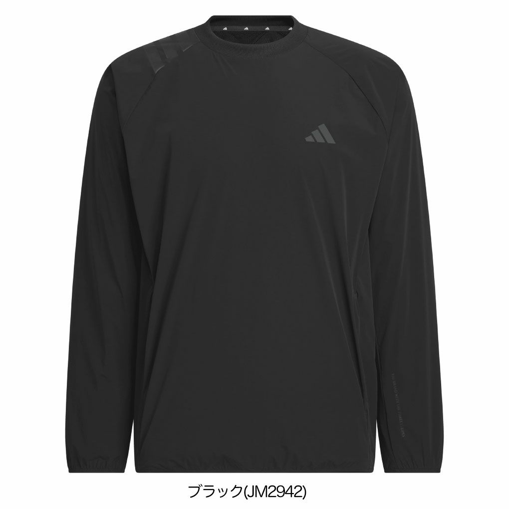 アディダス撥水 スリーストライプスプルオーバーウィンドJVU99メンズゴルフウェアゴルフ2025春夏モデルadidas日本正規品