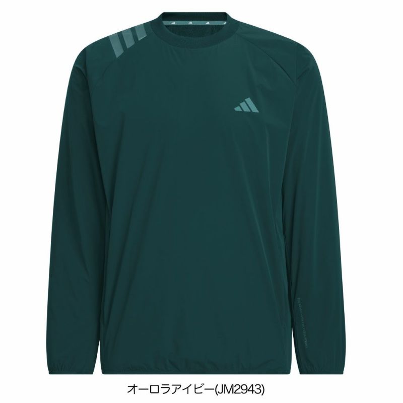 アディダス撥水 スリーストライプスプルオーバーウィンドJVU99メンズゴルフウェアゴルフ2025春夏モデルadidas日本正規品