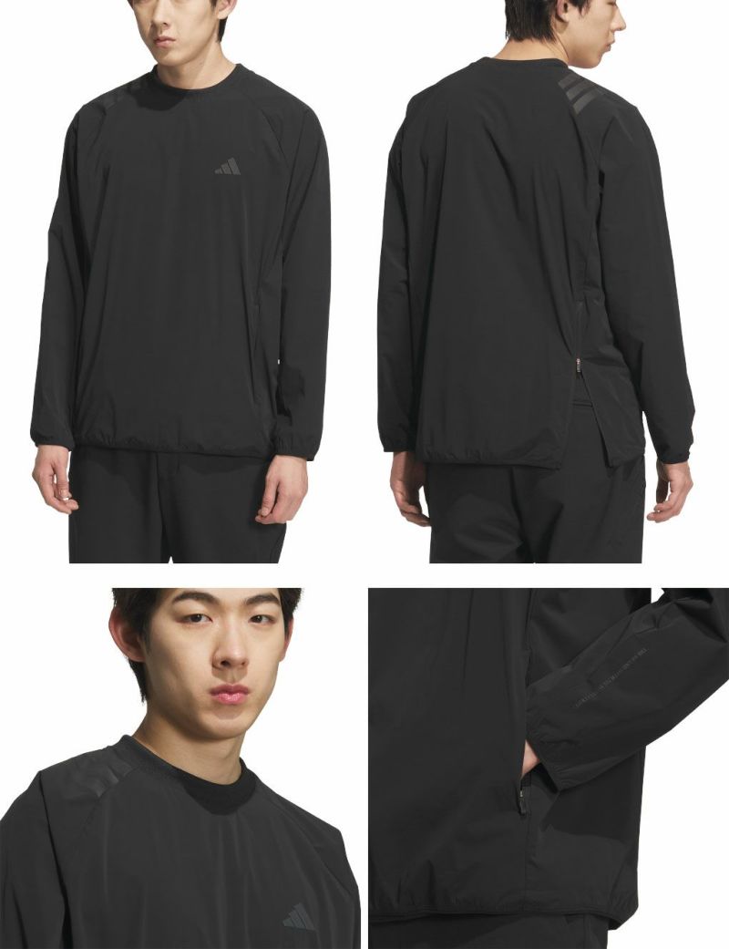 COLD. RDY サイドジップ 撥水プルオーバー　ジョガーパンツ　ブラック COLD. RDY サイドジップ 撥水プルオーバー ジョガーパンツ ブラック