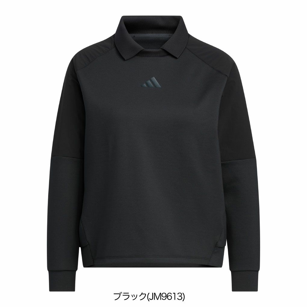 アディダスビヨンドザコース ファブリックミックスプルオーバースウェットJWJ87レディースゴルフウェアゴルフ2025春夏モデルadidas日本正規品