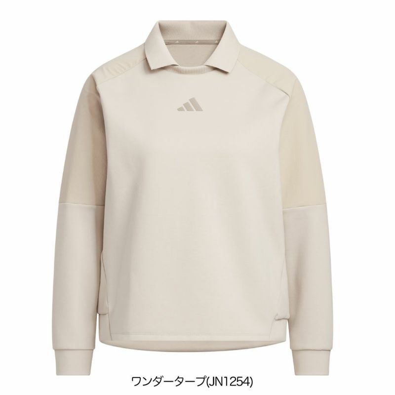 アディダス　Adidas　ビヨンド ザ コース ストレッチ ファブリックミックス プルオーバースウェット　レディス アディダス Adidas ビヨンド ザ コース ストレッチ ファブリック