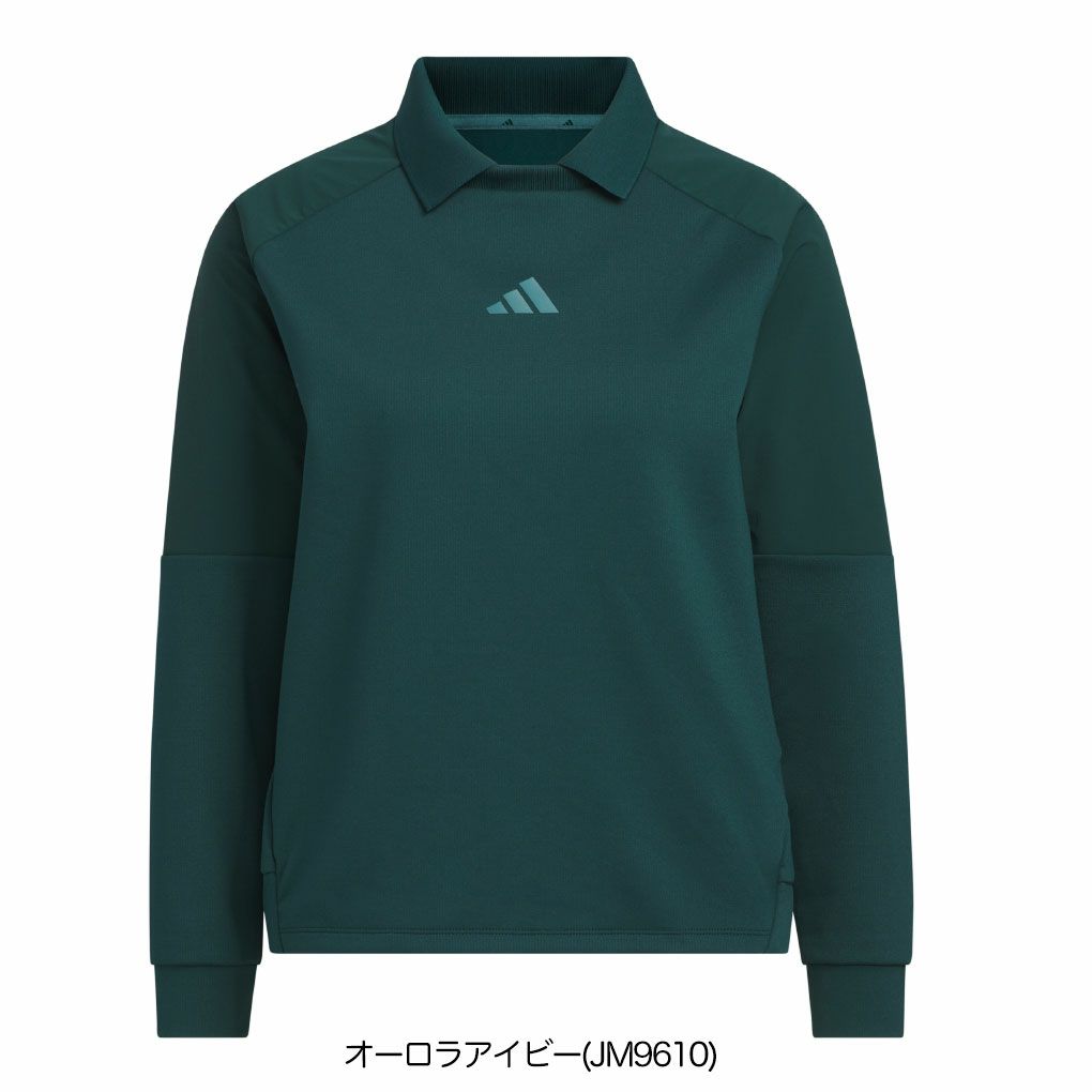 アディダスビヨンドザコース ファブリックミックスプルオーバースウェットJWJ87レディースゴルフウェアゴルフ2025春夏モデルadidas日本正規品