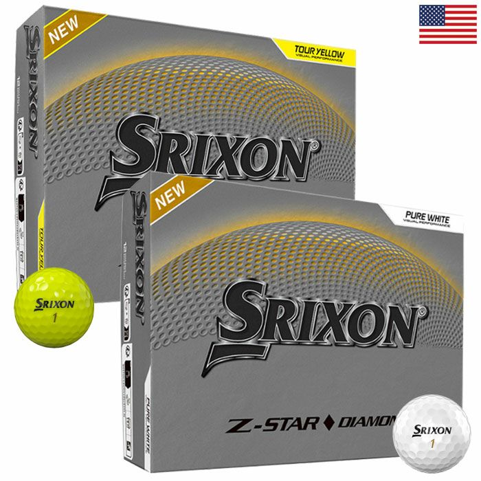 スリクソン2025Z-STARDIAMOND3ゴルフボール1ダース12球入ゼットスターSRIXONGOLFBALLUSA直輸入品