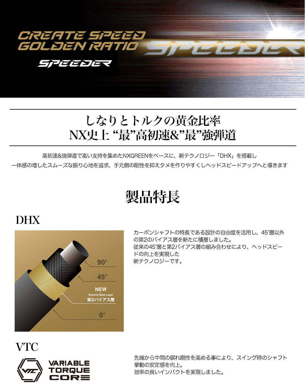スリーブ付きシャフト_フジクラ_スピーダーNX