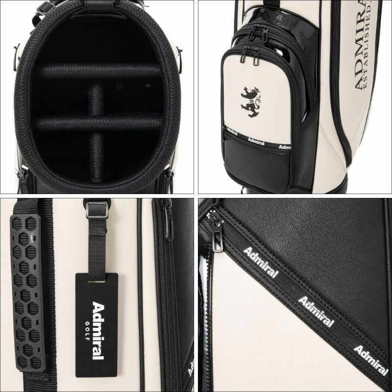 アドミラル9.0型ゴルフバック アドミラル Admiral Golf カート キャディバッグ トラッド 9.0型