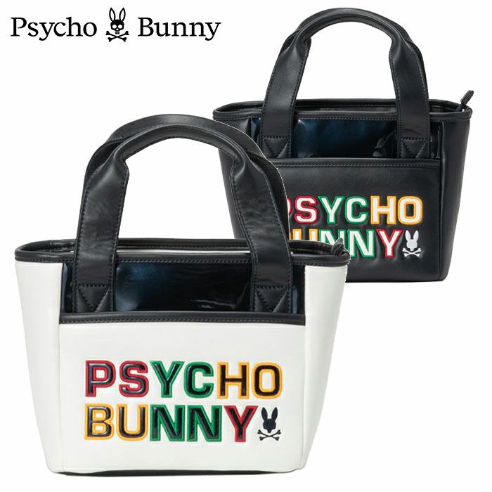 サイコバニー Psycho Bunny ラウンドバッグ LOGOART PBMG5FB7
