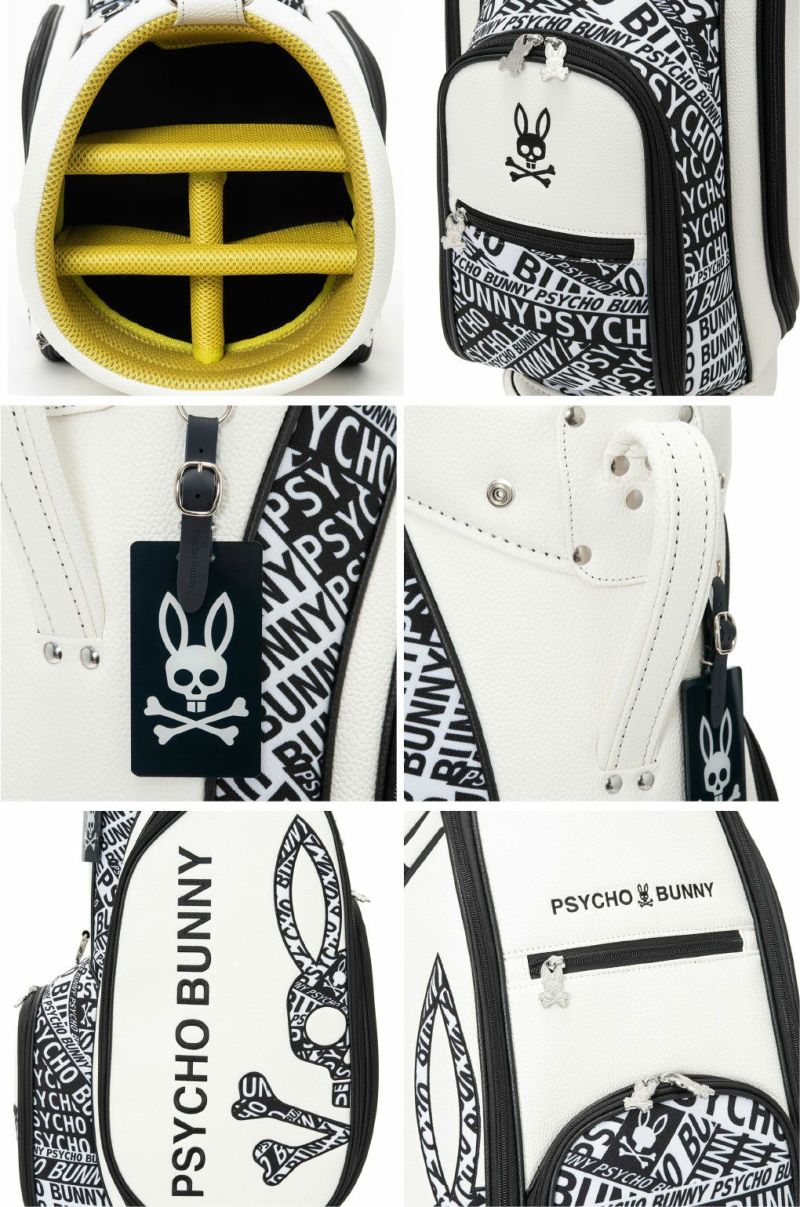 Psycho Bunny サイコバニー キャディーバック サイコバニー 2024年秋冬モデル ユニセックス BLACK SELECTION