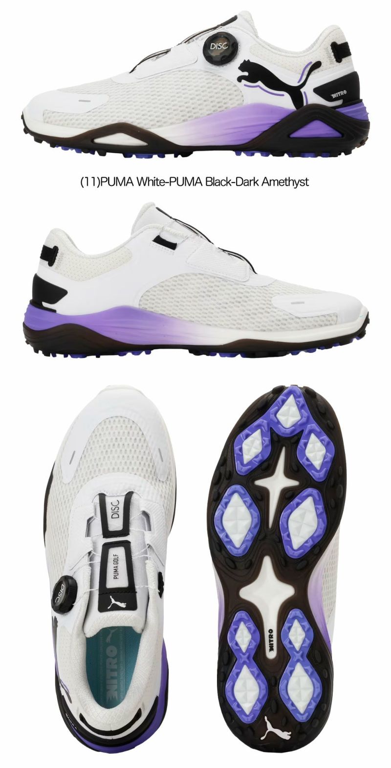 プーマメンズゴルフシャドウキャットニトロディスクスパイクレスシューズ310219ゴルフシューズPUMA2025年モデル日本正規品