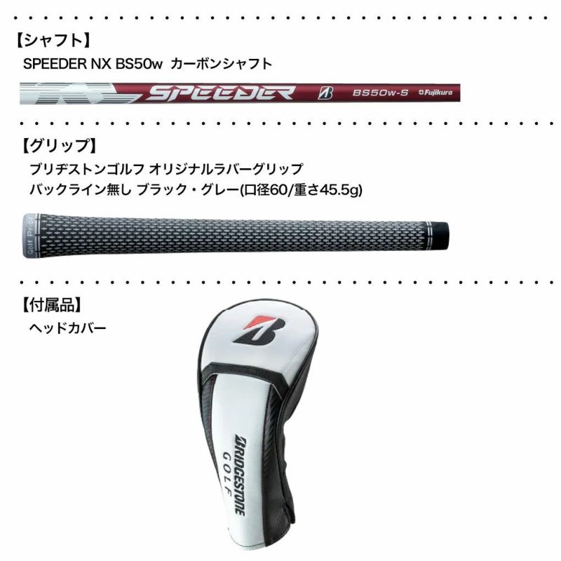ブリヂストンゴルフ BX2HT DRIVER ドライバー メンズ 右用 SPEEDER NX
