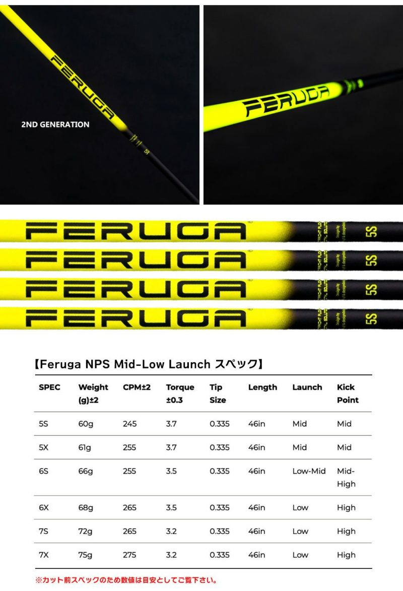 プロギア_スリーブ付きシャフト