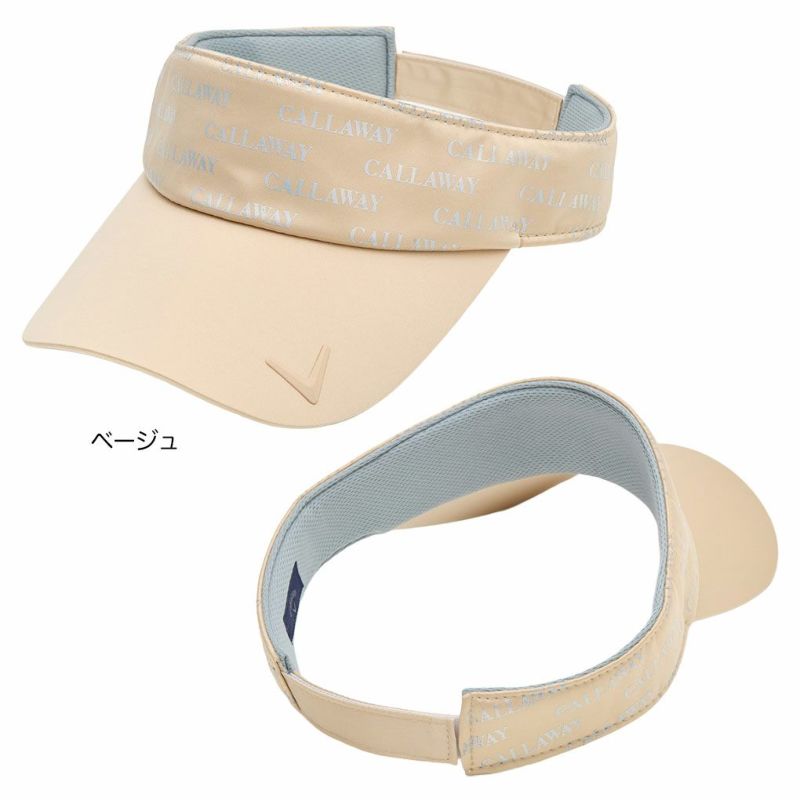 キャロウェイバイザーC25291207レディースゴルフキャップ帽子2025秋冬モデル日本正規品
