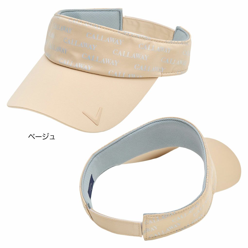 キャロウェイバイザーC25291207レディースゴルフキャップ帽子2025秋冬モデル日本正規品