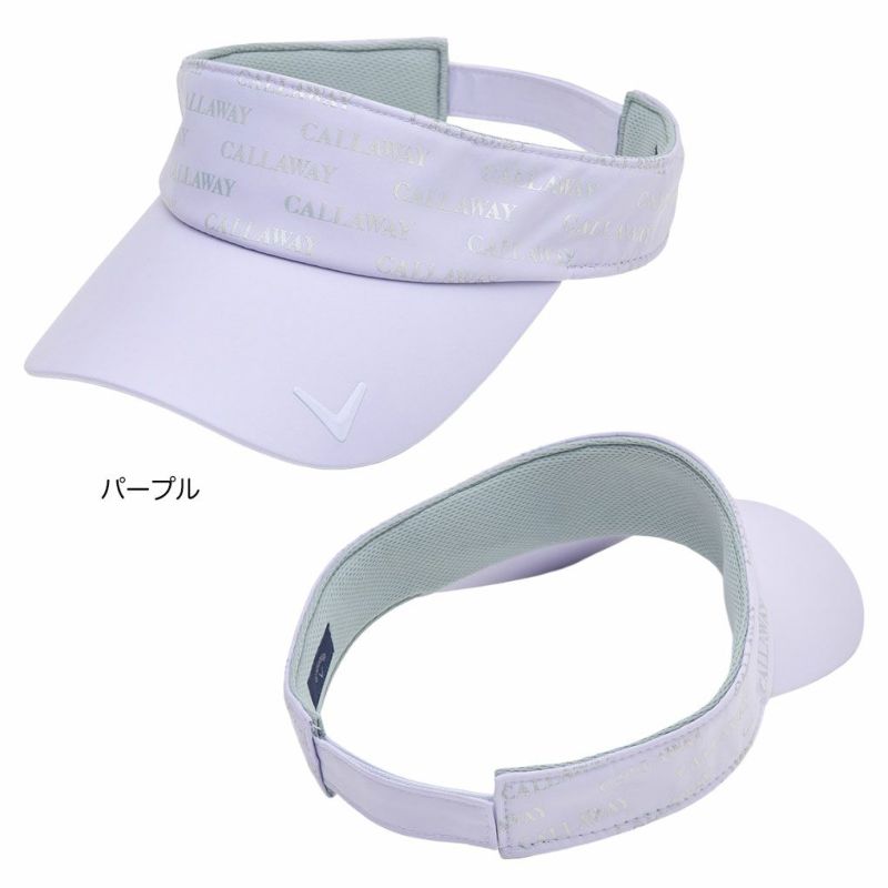 キャロウェイバイザーC25291207レディースゴルフキャップ帽子2025秋冬モデル日本正規品