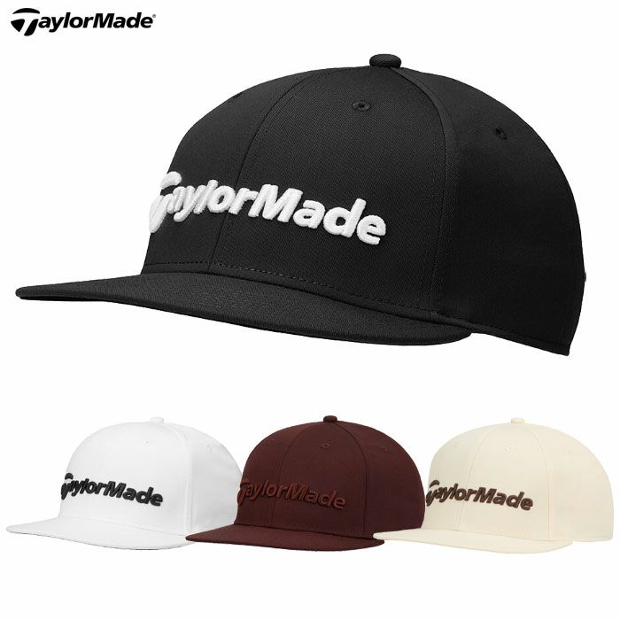 テーラーメイドEGフラットビルJE812メンズゴルフキャップ帽子ゴルフTaylorMade日本正規品2025秋冬モデル