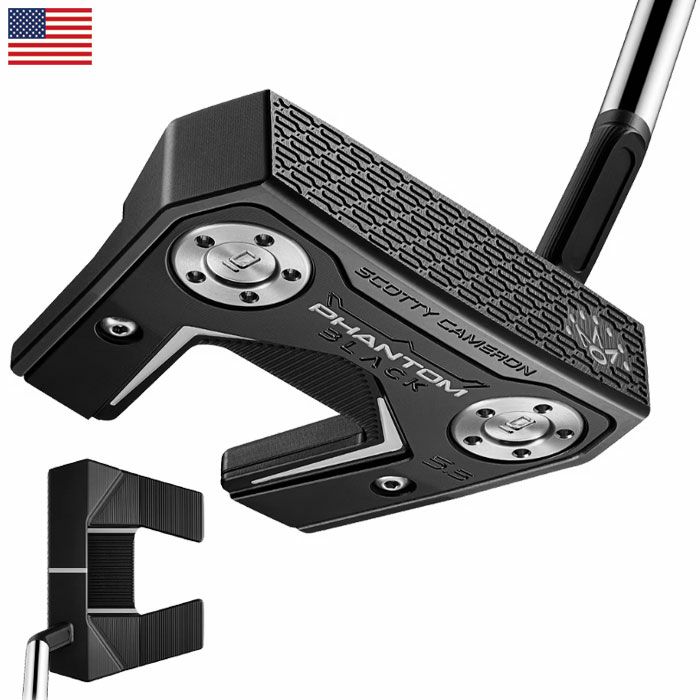 ゴルフパタースコッティキャメロンPhantomBlack5.5パターメンズ右用SCOTTYCAMERON2025年モデルUSA直輸入品