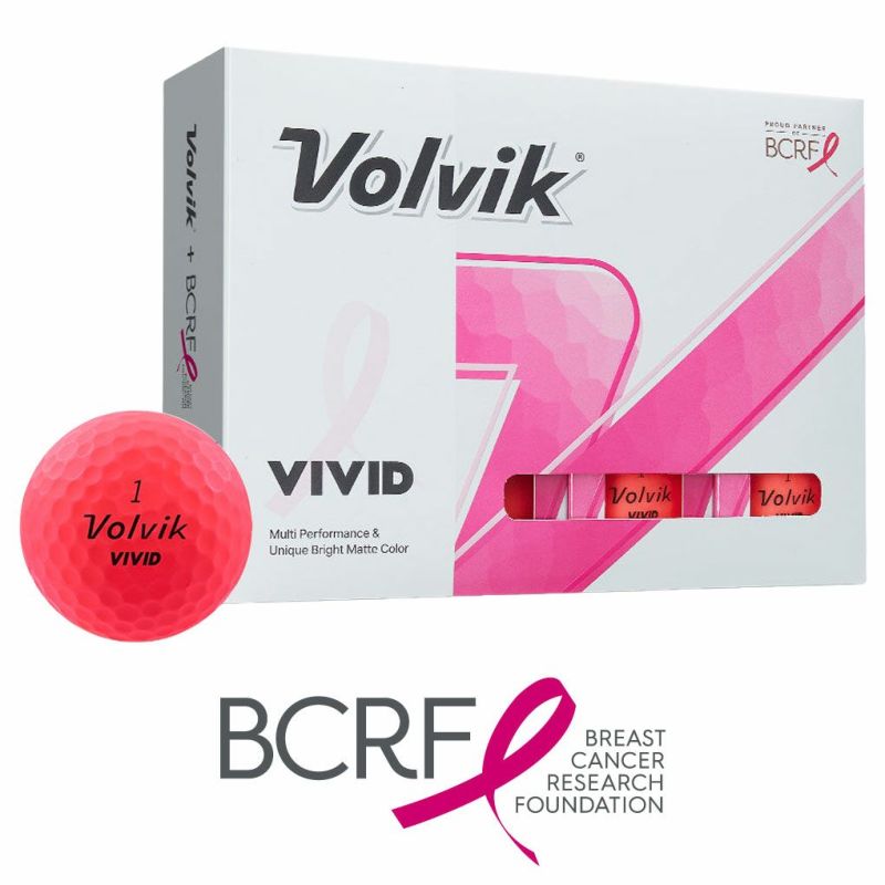 ボルビックVolvik2025BCRFVividPinkGolfBallsピンク2025年モデルUSA直輸入品