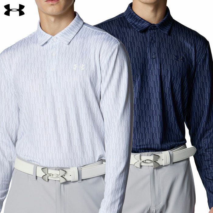 アンダーアーマUAドライブプレーオフロングスリーブポロ6007933メンズゴルフウェアゴルフUNDERARMOUR2025秋冬モデル日本正規品