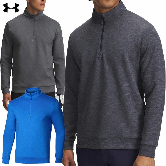 アンダーアーマUAドライブミッドレイヤープルオーバー 1387124メンズゴルフウェアゴルフUNDERARMOUR2025秋冬モデル日本正規品