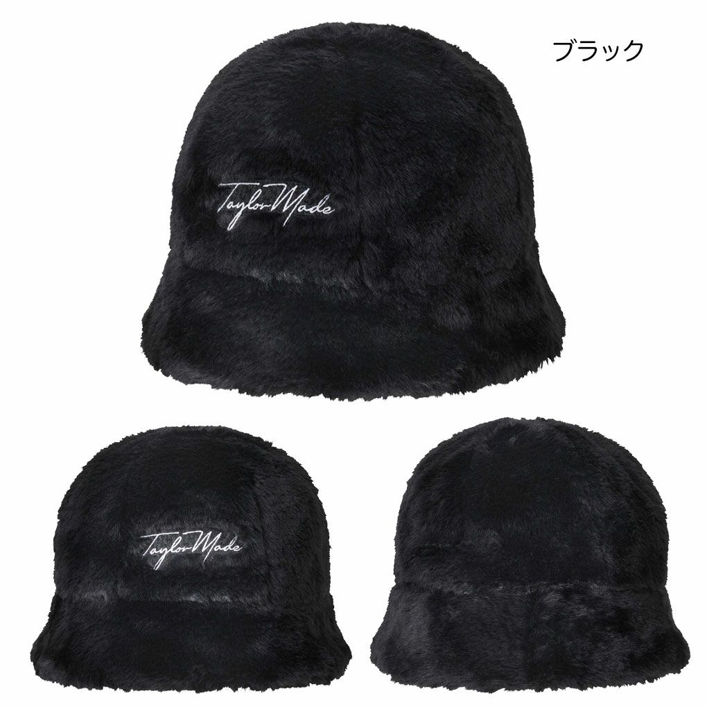 テーラーメイドウィメンズWウィンターバケットハットUN943レディースゴルフキャップ帽子ゴルフTaylorMade日本正規品2025秋冬モデル