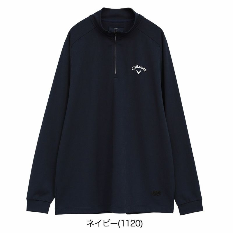キャロウェイ ロゴジャカードハーフジップモックネック