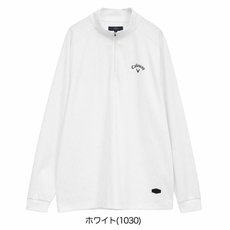 キャロウェイ ロゴジャカードハーフジップモックネック C25233102