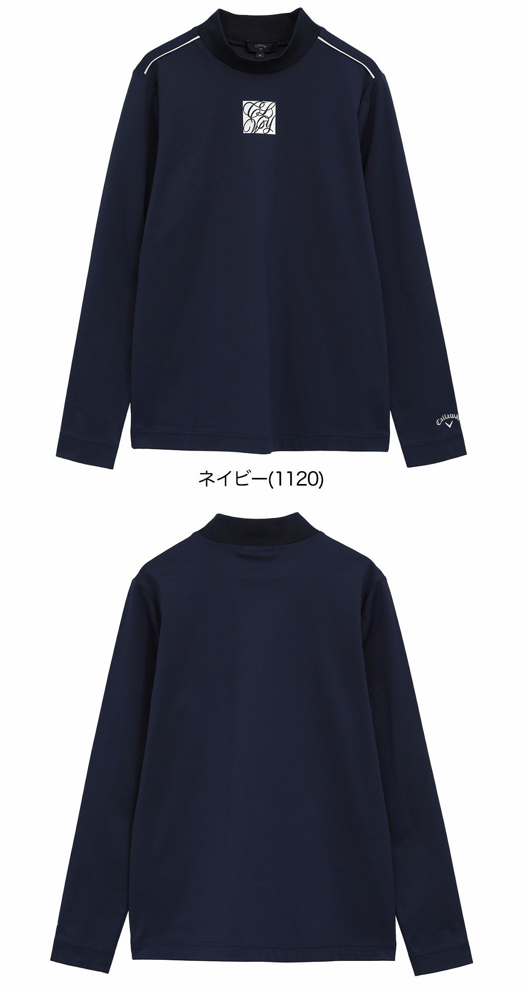 キャロウェイポリエステルスムース長袖モックネックシャツC25233201レディースゴルフウェア2025秋冬モデルCallaway日本正規品