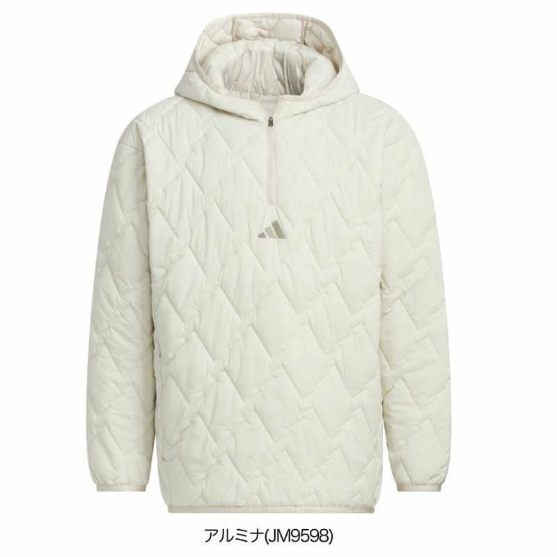 アディダスビヨンドザコースキルトハーフジップフーディージャケットJUW86メンズゴルフウェアゴルフ2025秋冬モデルadidas日本正規品
