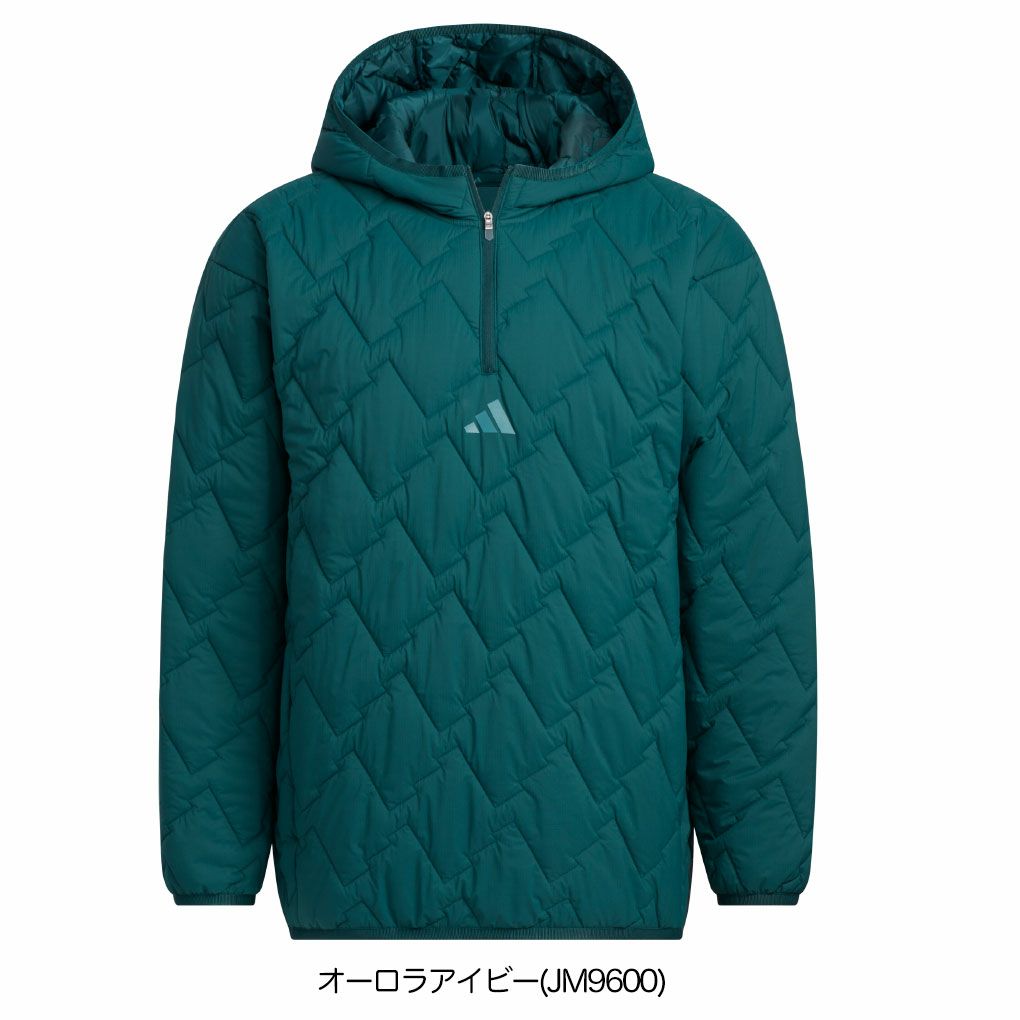 アディダスビヨンドザコースキルトハーフジップフーディージャケットJUW86メンズゴルフウェアゴルフ2025秋冬モデルadidas日本正規品