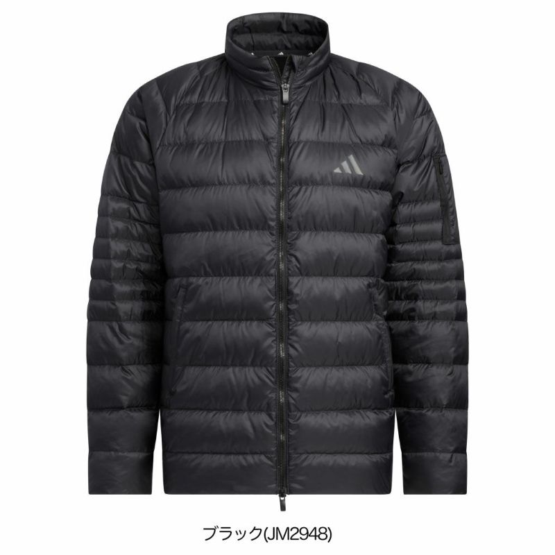 アディダス アームポケット付き フルジップ ダウンジャケット JVU96