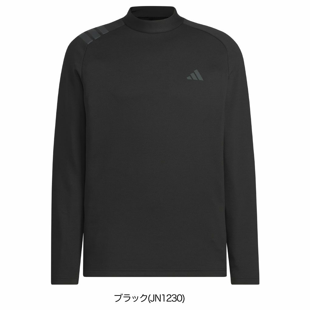 アディダスCOLD.RDYスリーストライプス長袖モックシャツJVV04メンズゴルフウェアゴルフ2025秋冬モデルadidas日本正規品