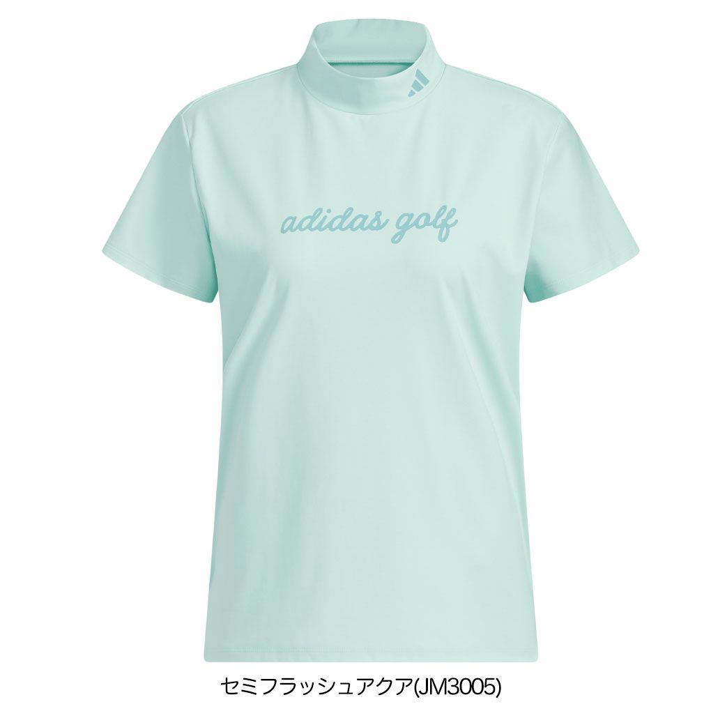 アディダスHEAT.RDYストレッチ半袖モックシャツJWJ93レディースゴルフウェアゴルフ2025春夏モデルadidas日本正規品