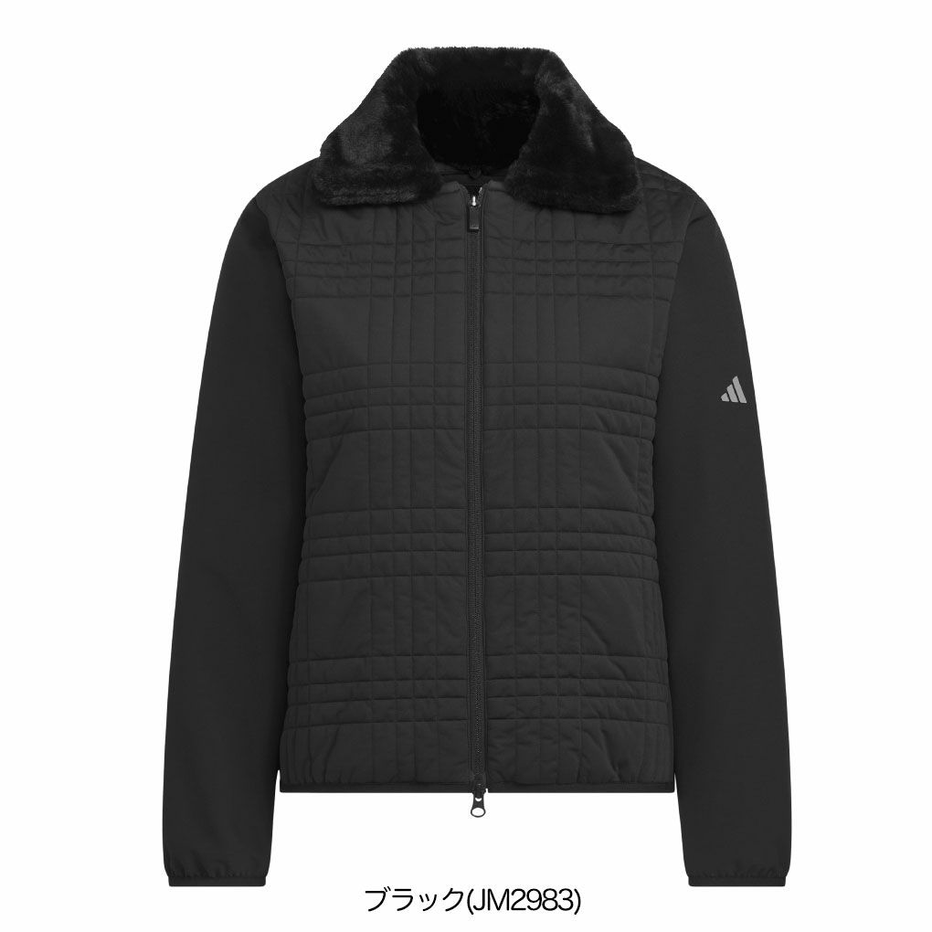 XL アディダス　ゴルフ　キルトレイヤード フルジップジャケット　レディース adidas（アディダス） ゴルフ COLD. RDY キルトレイヤード フルジップ