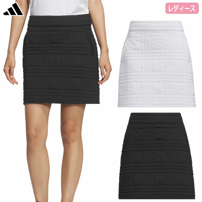 アディダス撥水キルティングスカートJWK10レディースadidas2025秋冬モデル日本正規品