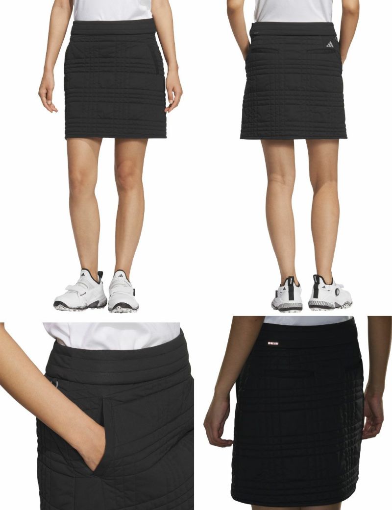 アディダス撥水キルティングスカートJWK10レディースadidas2025秋冬モデル日本正規品