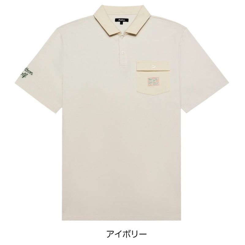 マルボンMalbonGolf半袖シャツJOVISSOLIDPOLOM-9166メンズ2025年モデル