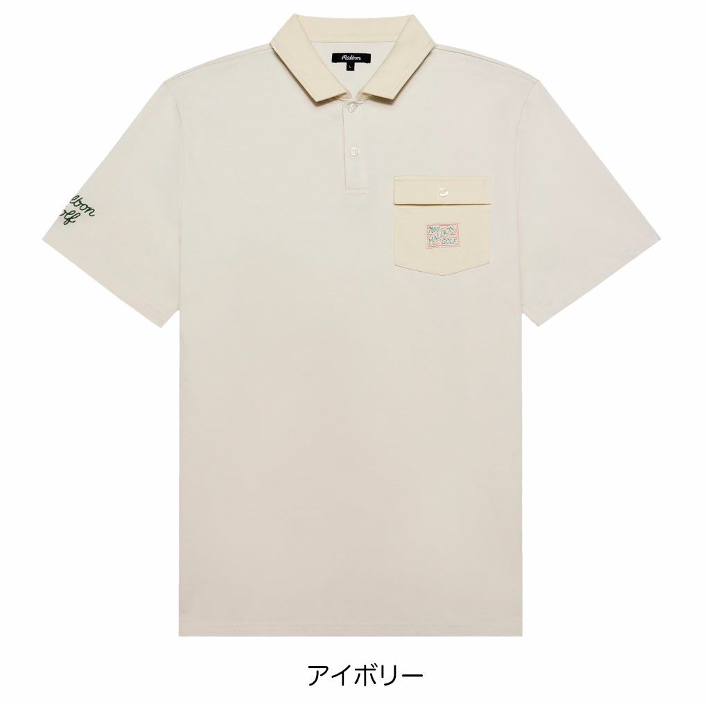 マルボンMalbonGolf半袖シャツJOVISSOLIDPOLOM-9166メンズ2025年モデル