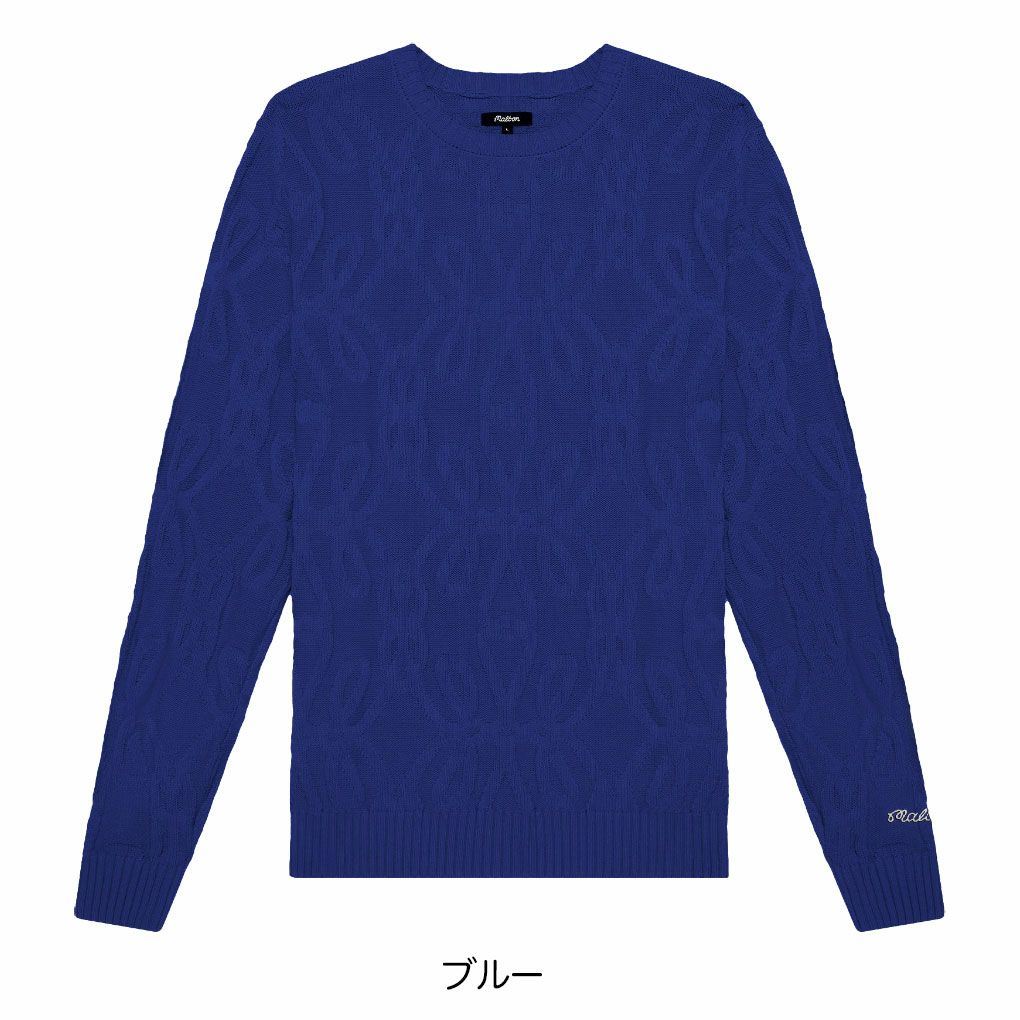 マルボンMalbonGolfニットセーターMONACOKNITSWEATERM-9132メンズ2025年モデル