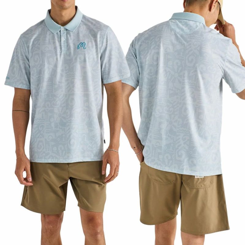 マルボンMalbonGolf半袖シャツMEZZOPERFORMANCEPIQUEPRINTEDPOLOM-9165メンズ2025年モデル