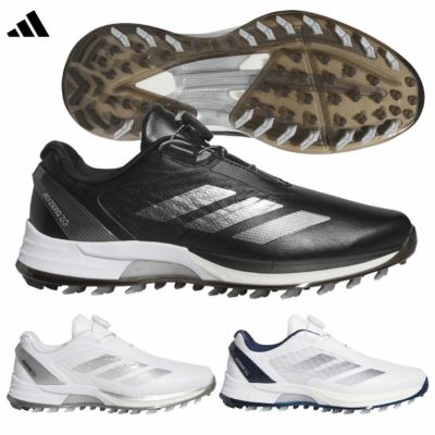アディダス アディゼロ ゼッドジー ロー ボア OMX77 メンズ スパイクレス ゴルフシューズ 2025年モデル adidas 日本正規品