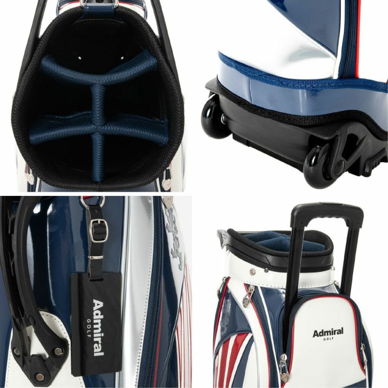 アドミラルAdmiralGolfキャスターキャディバッグエナメルADMG5BC32025年モデル日本正規品fカートキャディバッグトラッドADMG5AC39.0型46インチ対応2025年モデル日本正規品