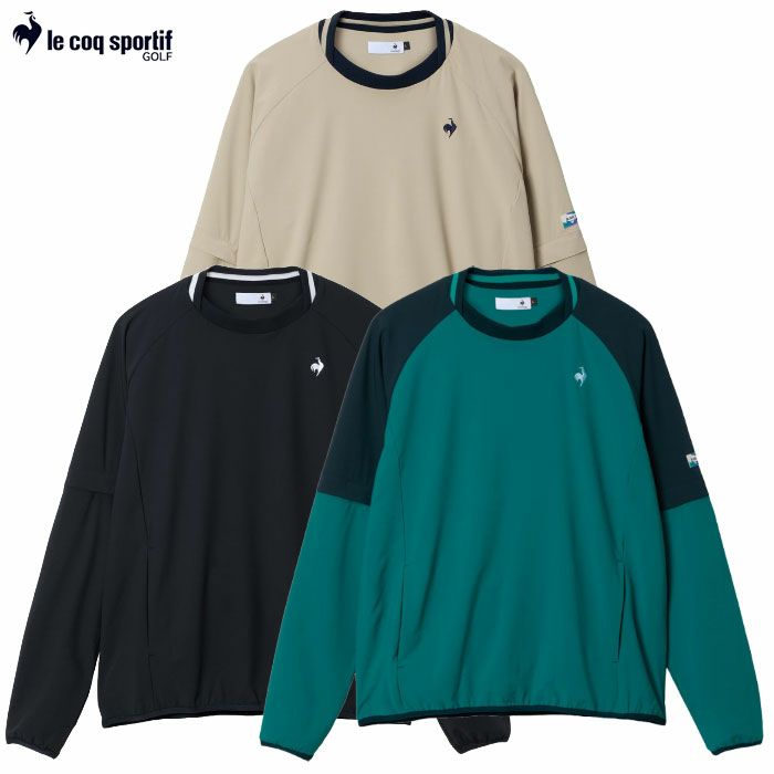 ルコックスポルティフ 袖取り外し可能 プルオーバー2WAYブルゾン