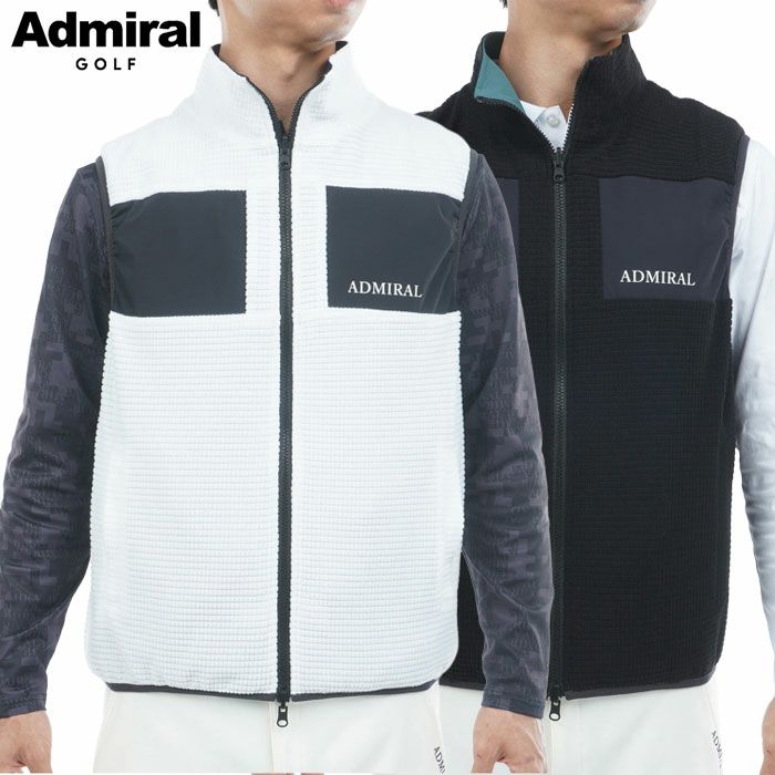 ADMIRAL メンズ ベスト リバーシブル アドミラル Admiral Golf メンズ リバーシブル ボアベスト