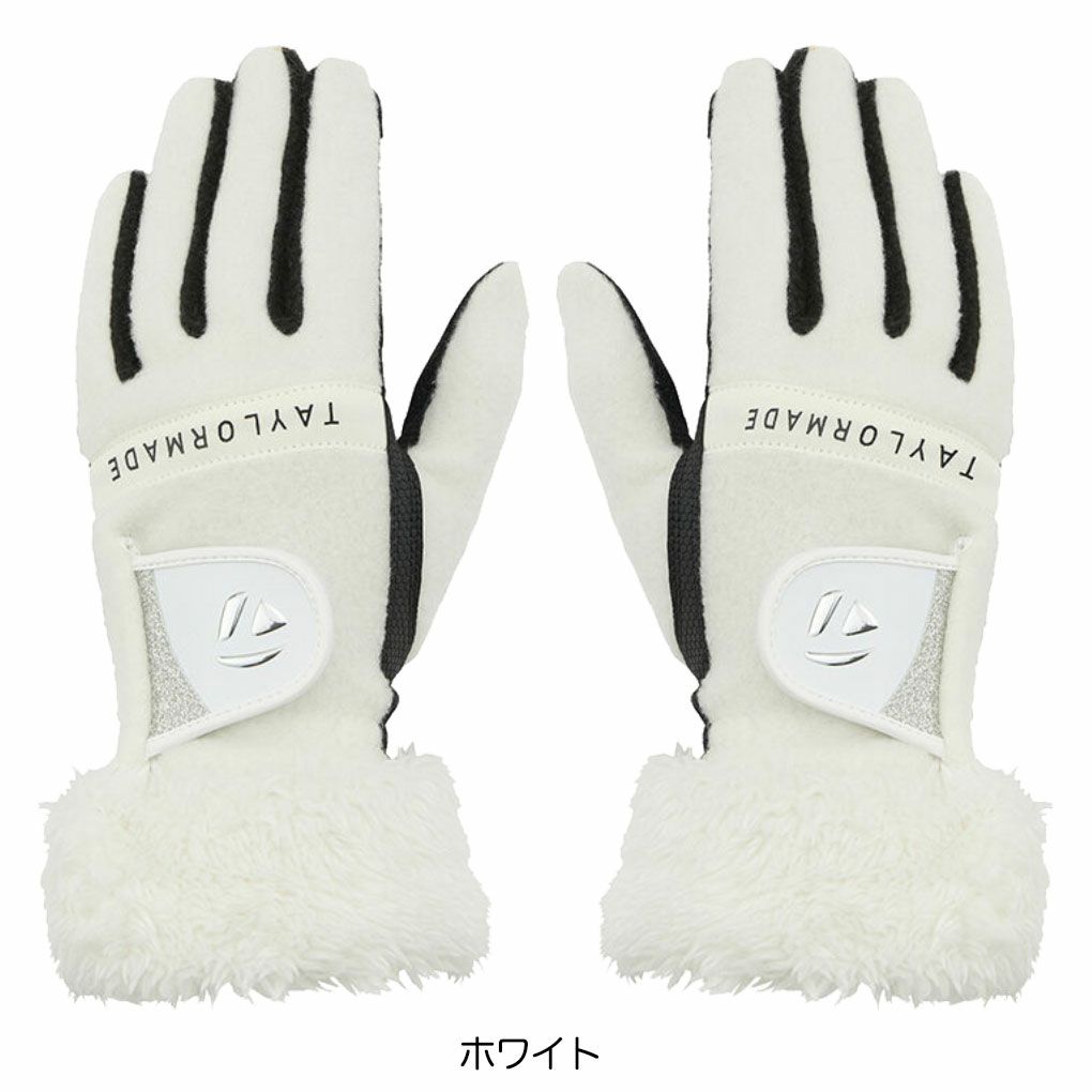 テーラーメイドWボアフリースグローブペアTL609レディース両手用ラウンド用品TaylorMadeゴルフ2025秋冬モデル日本正規品